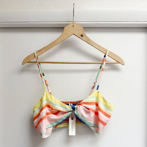 ANTHROPOLOGIE | Striped Linen Crop Top | NWT - Picture 12 of 12